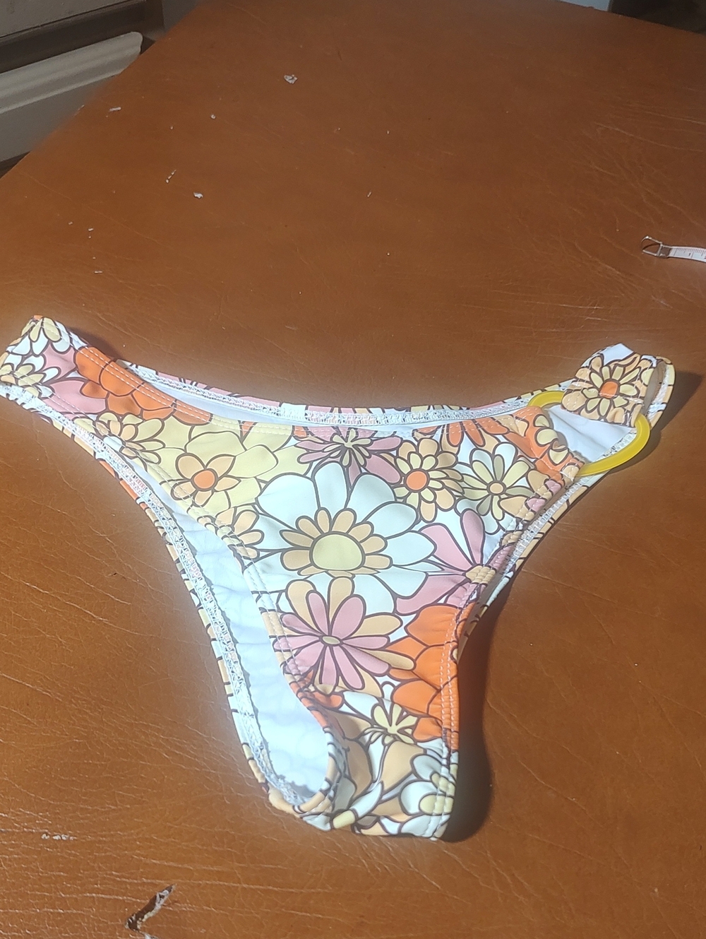 Women's Floral Bikini Bottoms in Multicolor Small New